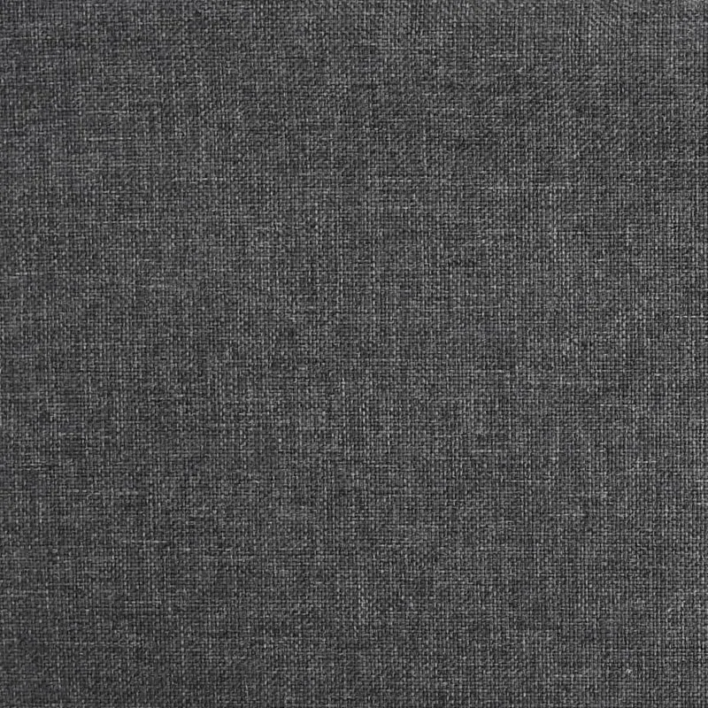 Tabouret de bar x1 chaise haute avec dossier en tissu gris foncé et acier DEC029485