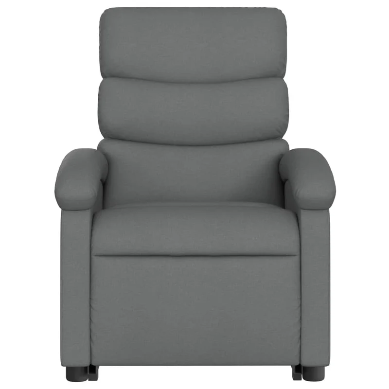 Fauteuil relax TV fonction de levage électrique très confortable en tissu gris foncé DEC028362