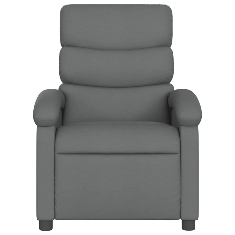 Fauteuil relax TV fonction de levage électrique très confortable en tissu gris foncé DEC028350