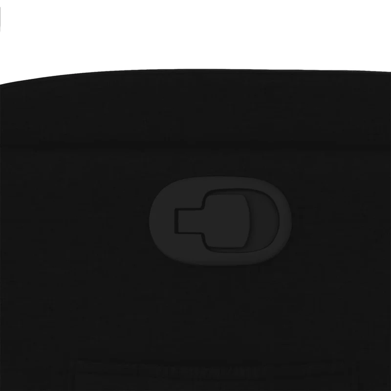 Fauteuil relax TV rembourrage confortable fonction d'inclinaison manuelle en tissu noir DEC028093