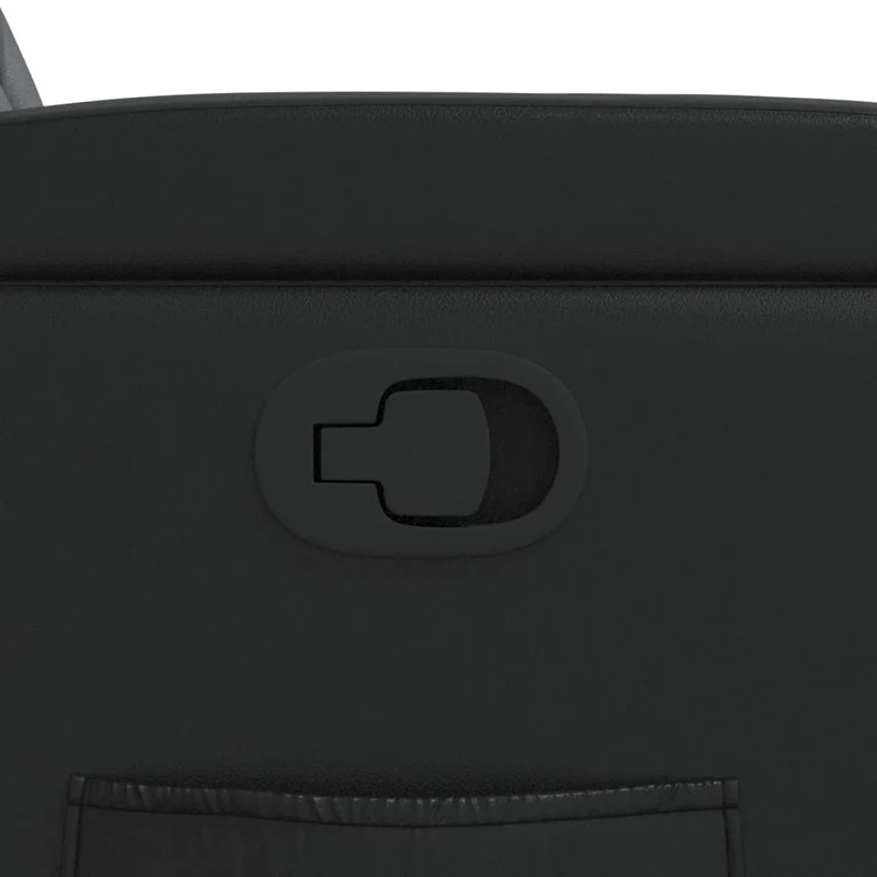 Fauteuil relax TV rembourrage confortable fonction d'inclinaison manuelle en PVC noir DEC028087