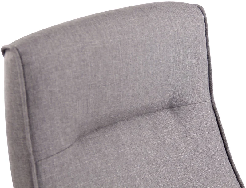 Fauteuil de bureau sur roulettes fonction massage mécanisme de balance en tissu gris 10_0002611