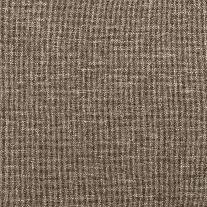 Sommier à lattes sur pieds cadre de lit 100x200 cm tissu taupe TDL0206942