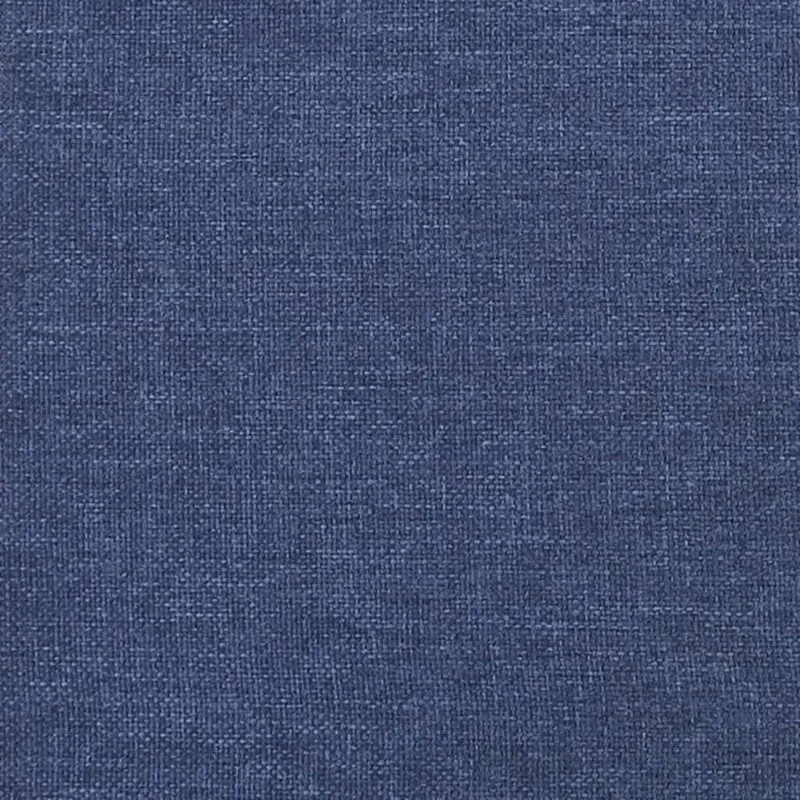 Sommier à lattes sur pieds cadre de lit 140x200 cm tissu bleu TDL0207339