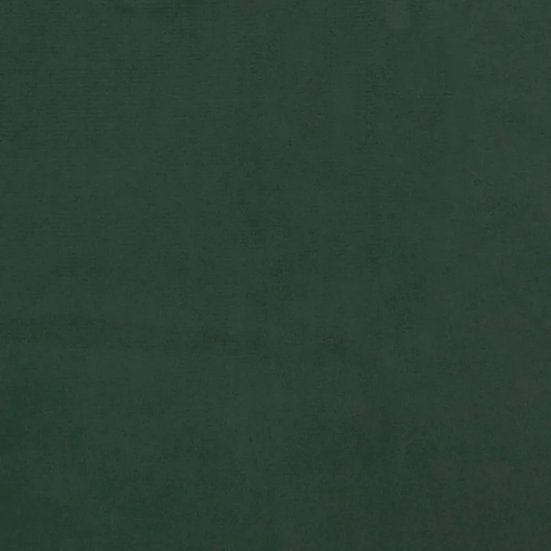 Sommier à lattes sur pieds cadre de lit 90x200 cm tissu velours vert foncé TDL0206873