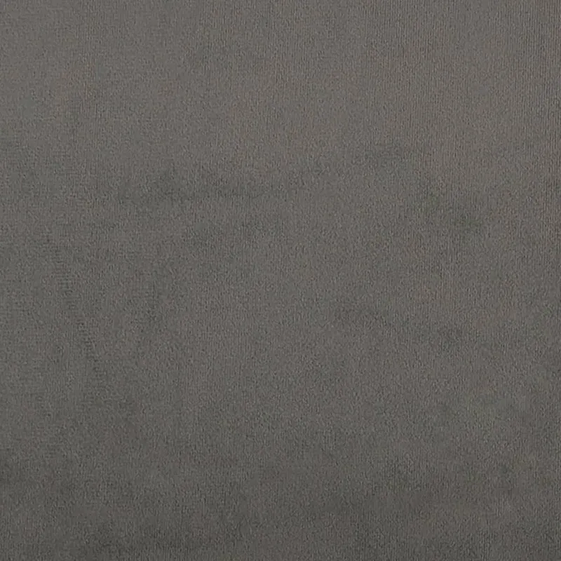 Tête de lit accessoire couchage chambre à coucher meuble avec rebord latéral 93 x 23 x 118/128 cm tissu velours gris foncé TDL0204850