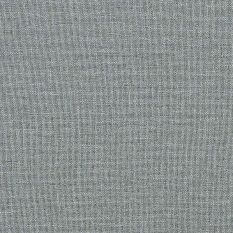 Fauteuil lounge chaise de canapé design moderne avec repose-pieds en tissu gris clair capitonné DEC026574