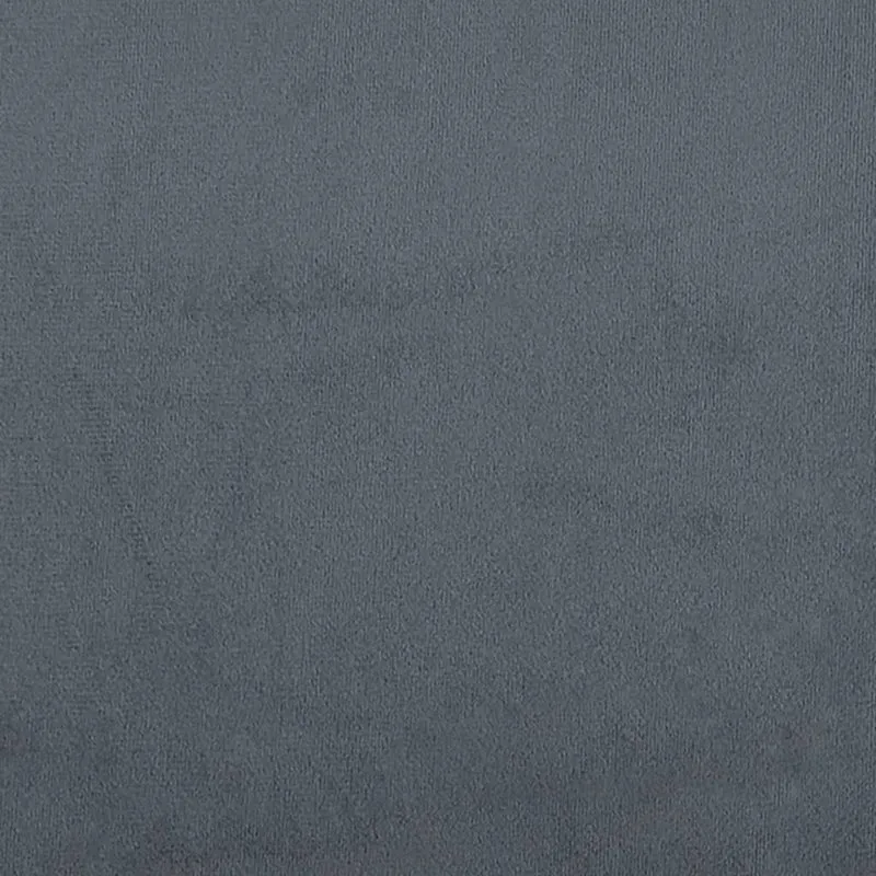 Set de 4 chaises de salle à manger en tissu velours gris foncé cadre en fer DEC025626