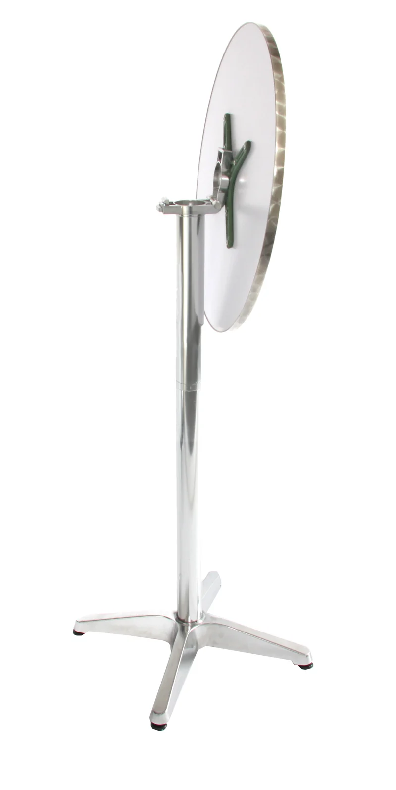Table de bar en aluminium table de bistro sur pied en aluminium réglable en hauteur 70/110 cm diamètre 60 cm 04_0008508