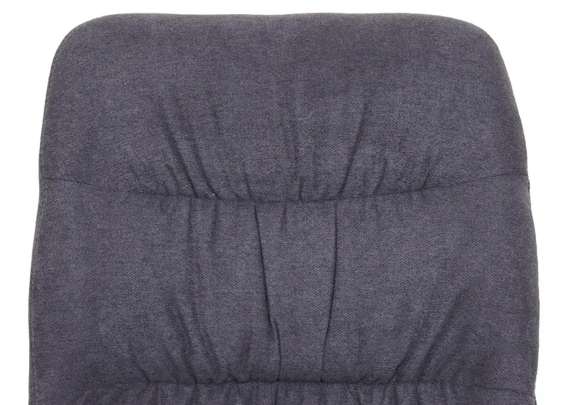 Lot de 2 chaises de salle à manger confortable pivotante en velours anthracite cadre en acier 04_0007358