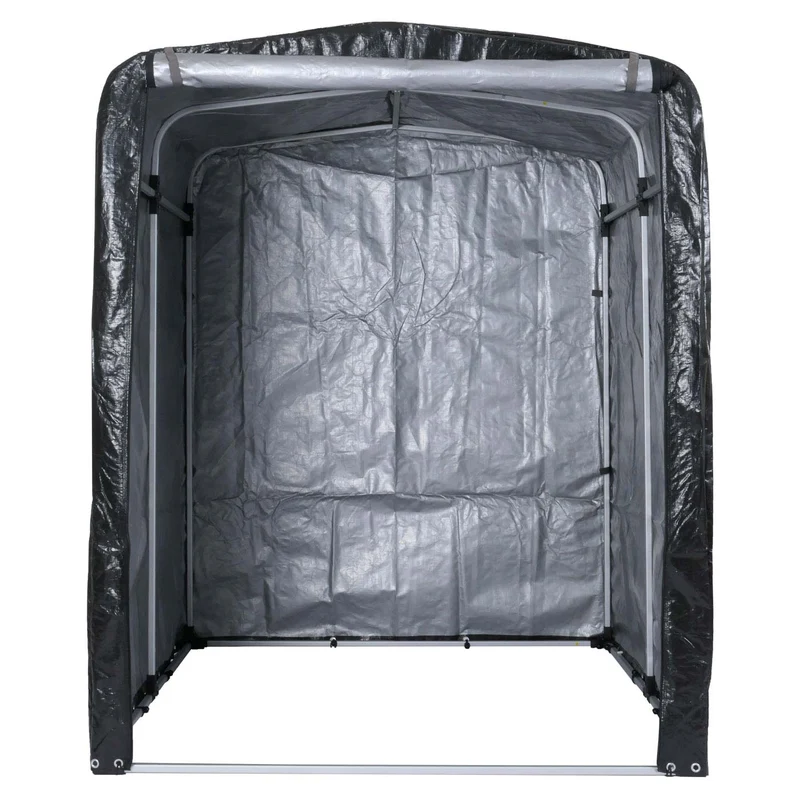 Garage à vélos en aluminium protection uv étanche 201 x 157 x 201 cm anthracite 04_0006953