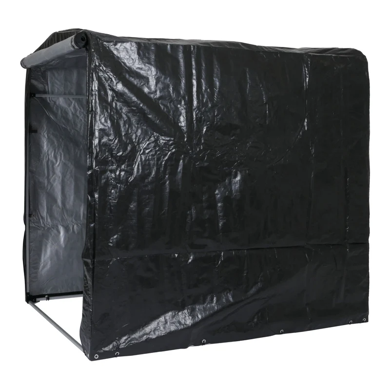 Garage à vélos en aluminium protection uv étanche 201 x 157 x 201 cm anthracite 04_0006953