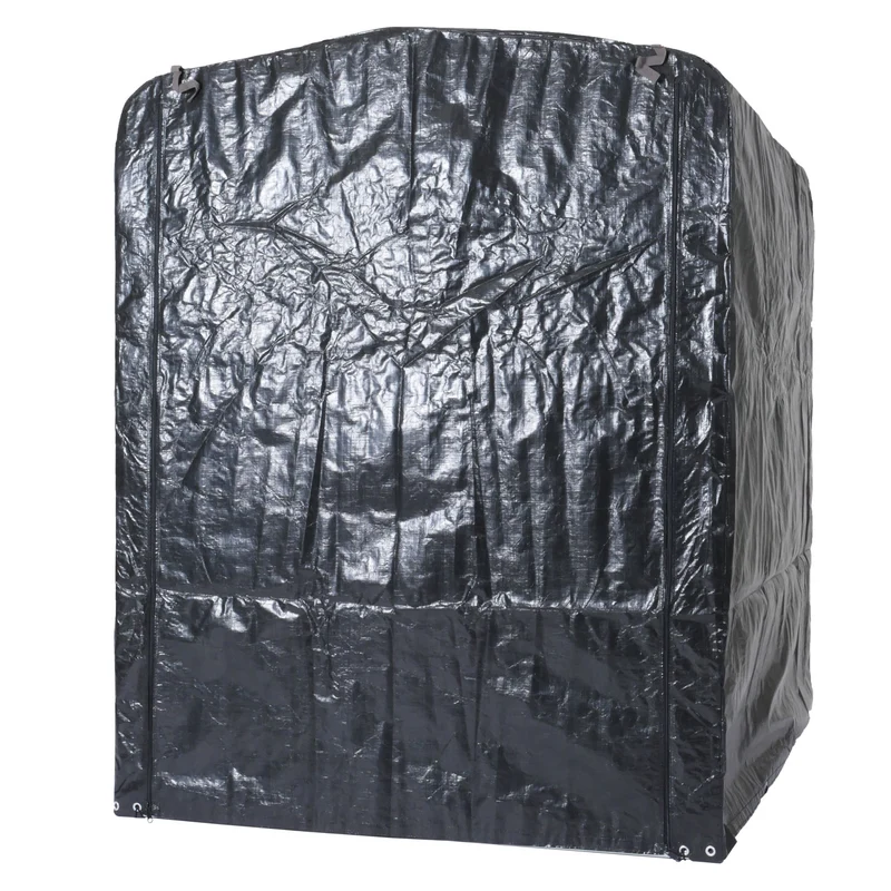 Garage à vélos en aluminium protection uv étanche 201 x 157 x 201 cm anthracite 04_0006953