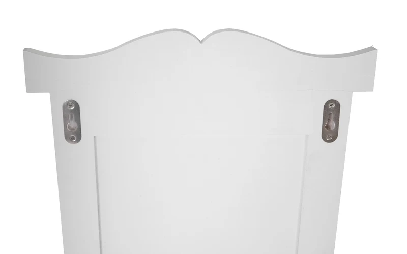 2x porte-manteaux mural avec 3 crochets en bois blanc 109 x 28 x 4 cm 04_0007421