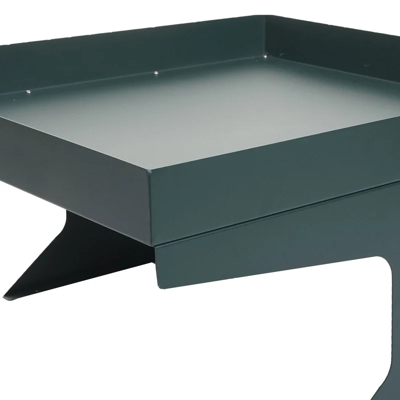 Abri pour robot tondeuse avec bac à plantes 37 x 60 x 70 cm en métal vert 04_0006937