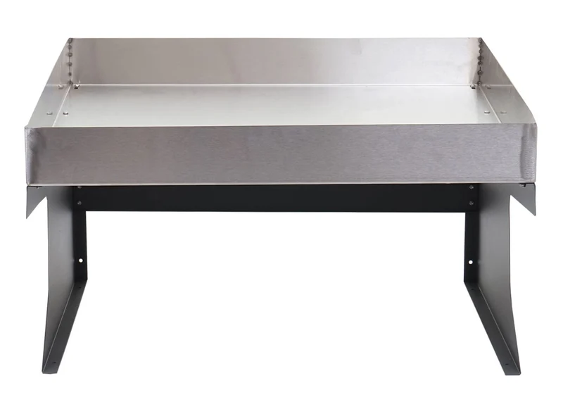 Abri pour robot tondeuse avec bac à plantes 37 x 60 x 70 cm en acier inoxydable anthracite 04_0006934