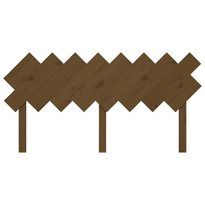 Tête de lit accessoire couchage chambre à coucher meuble 159,5 x 3 x 80,5 cm bois massif marron clair TDL0202956