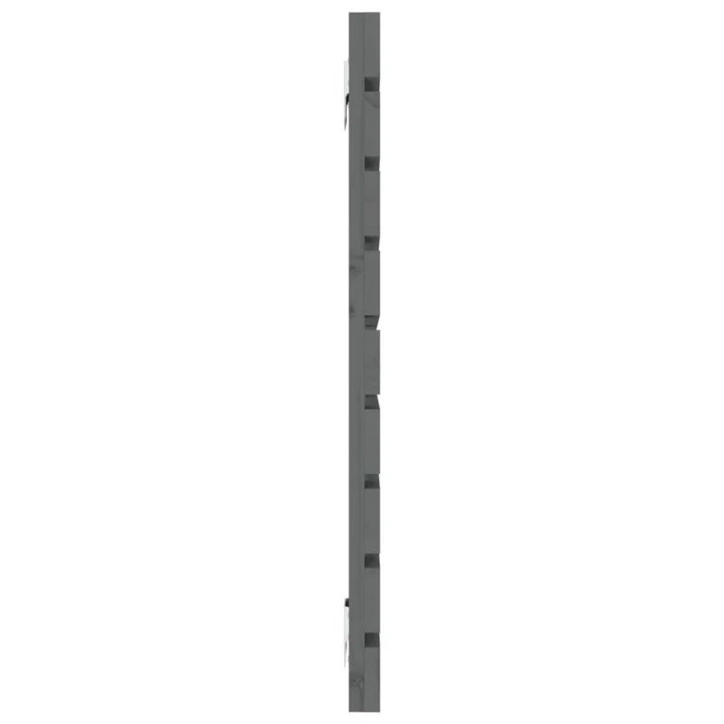 Tête de lit accessoire couchage chambre à coucher meuble murale style palette 126 x 3 x 63 cm bois massif gris TDL0202668