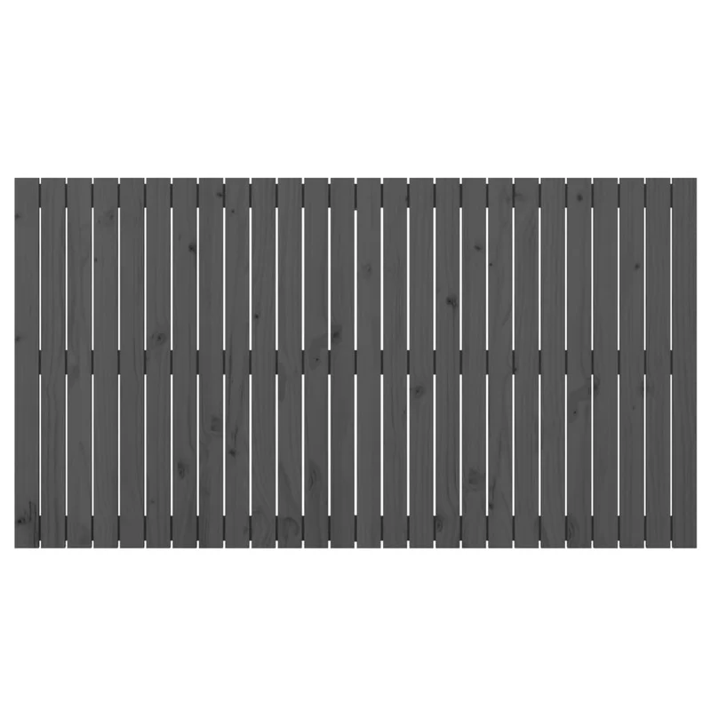 Tête de lit accessoire couchage chambre à coucher meuble murale 166 x 3 x 90 cm bois massif gris TDL0202640