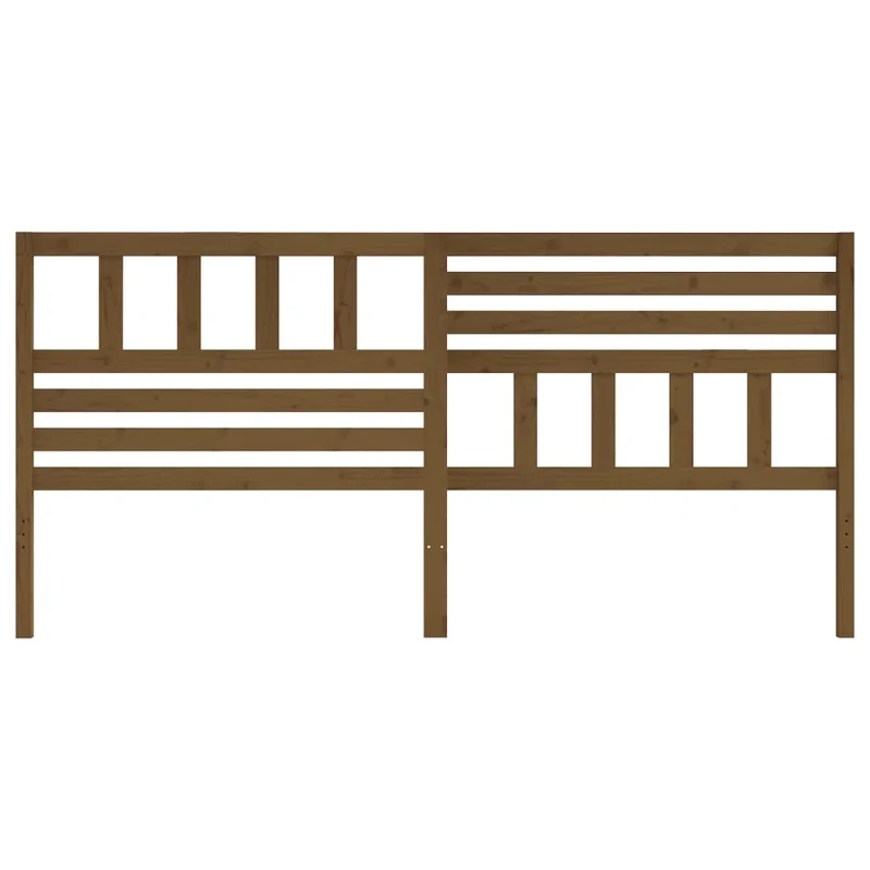 Tête de lit accessoire couchage chambre à coucher meuble 186 x 4 x 100 cm bois massif marron clair TDL0202912