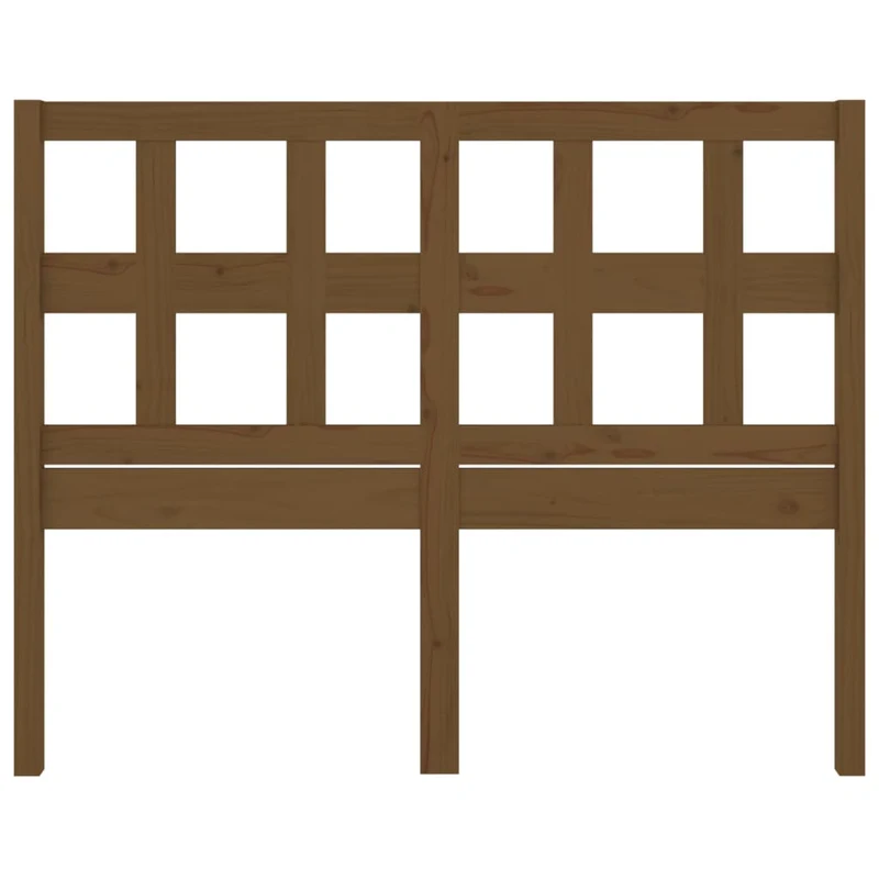 Tête de lit accessoire couchage chambre à coucher meuble 125,5 x 4 x 100 cm bois massif marron clair TDL0203075