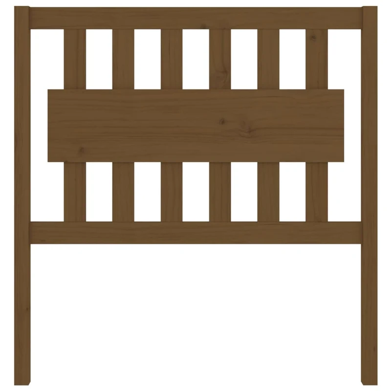 Tête de lit accessoire couchage chambre à coucher meuble 95,5 x 4 x 100 cm bois massif marron clair TDL0202818