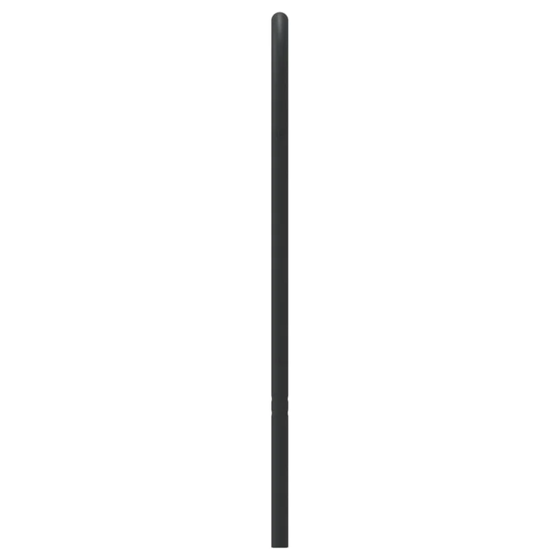 Tête de lit accessoire couchage chambre à coucher meuble 193 cm métal noir TDL0202419