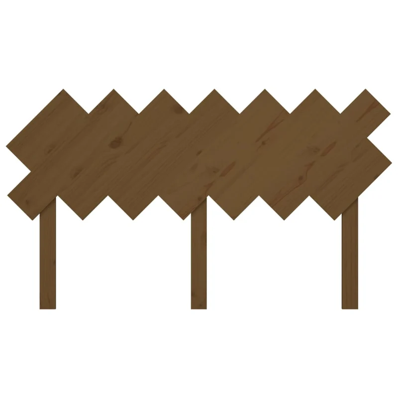 Tête de lit accessoire couchage chambre à coucher meuble 141 x 3 x 80,5 cm bois massif marron clair TDL0203039