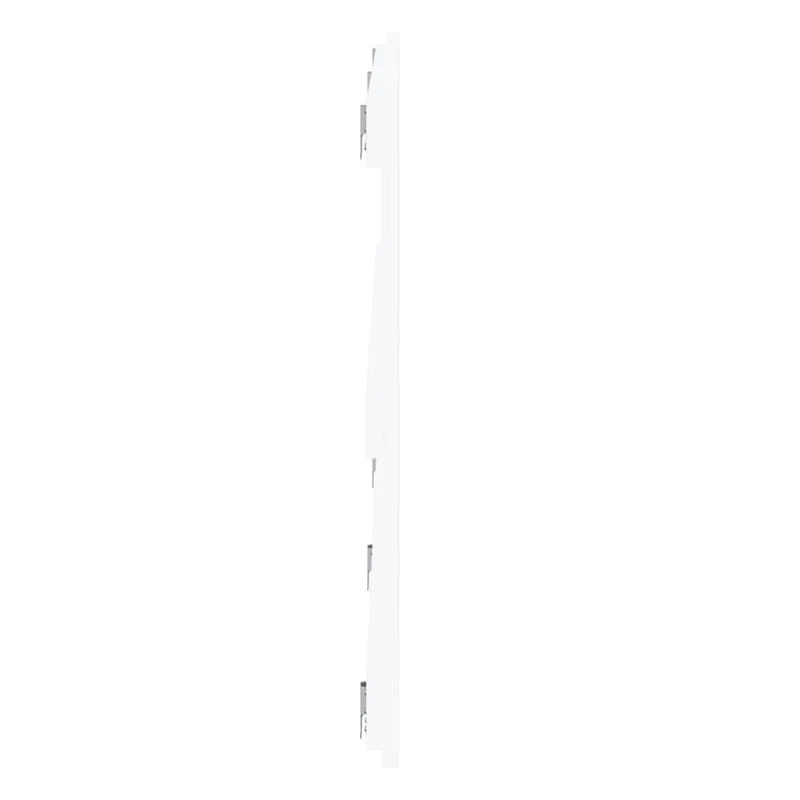 Tête de lit accessoire couchage chambre à coucher meuble murale 204 x 3 x 60 cm bois massif blanc TDL0202696