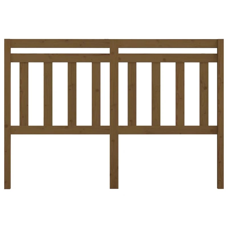 Tête de lit accessoire couchage chambre à coucher meuble 146 x 4 x 100 cm bois massif marron clair TDL0202995