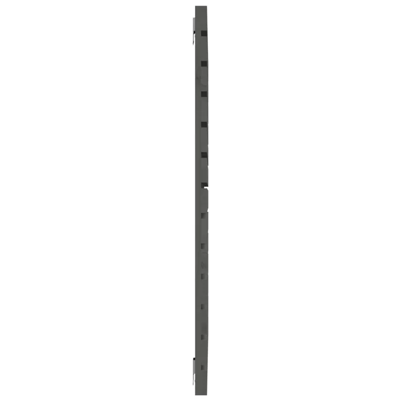 Tête de lit accessoire couchage chambre à coucher meuble murale 96 x 3 x 91,5 cm bois massif gris TDL0202615
