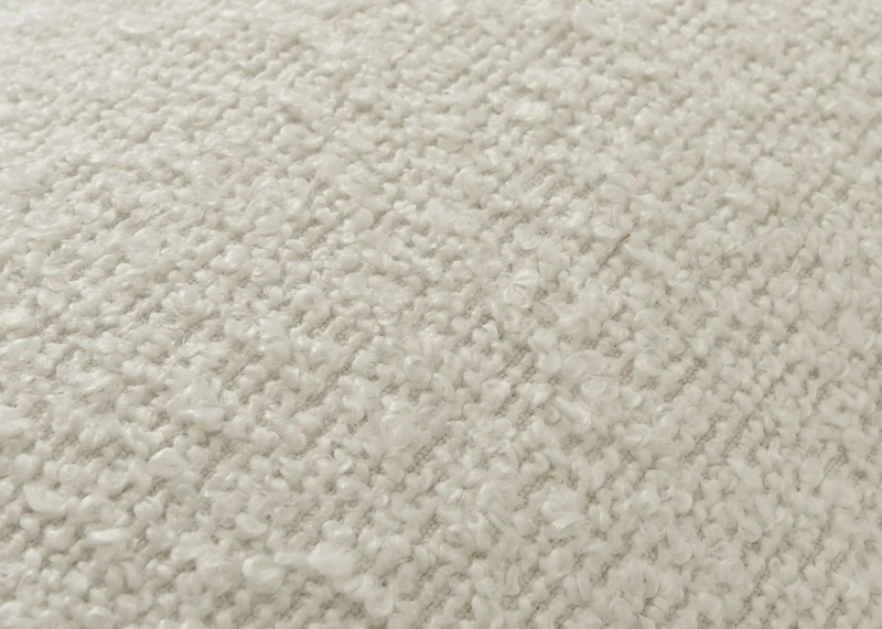 Chaise de salle à manger chaise de cuisine pivotante position automatique tissu/textile bouclé blanc crème 04_0006284