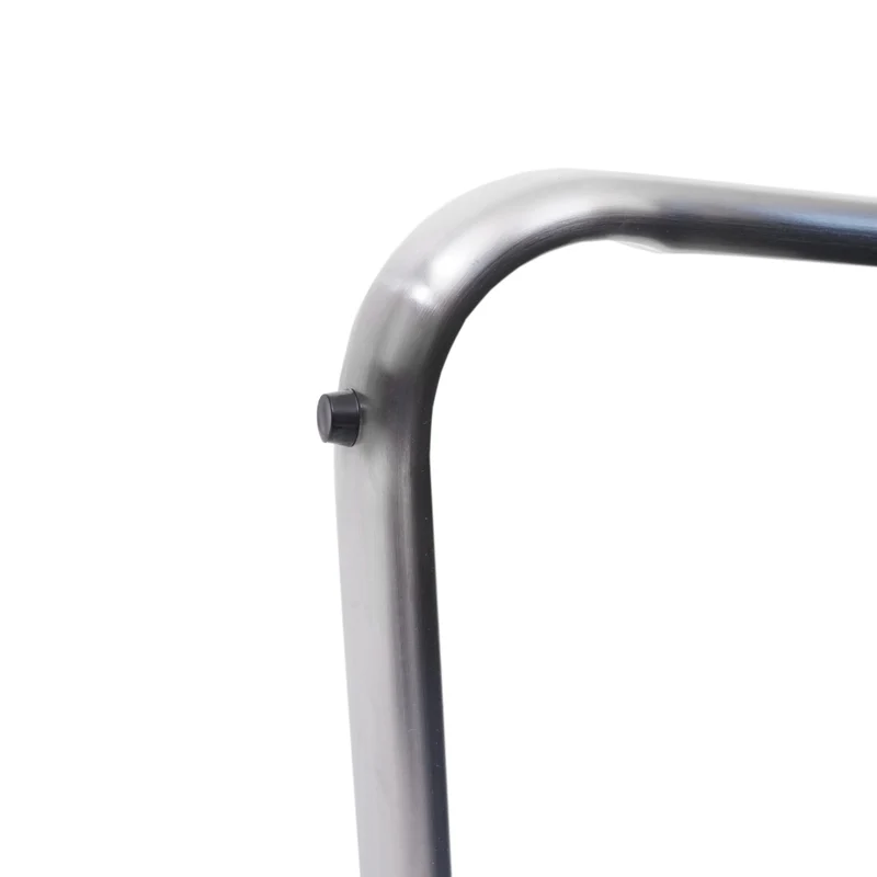 Banc de salle à manger canapé en tissu gris PVC et acier inoxydable brossé longueur 160 cm 04_0005843