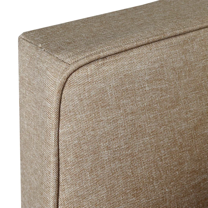Fauteuil de couchage chaise pliante canapé-lit lit d'appoint relaxation surface de couchage 103x197 cm en tissu taupe 04_0006250