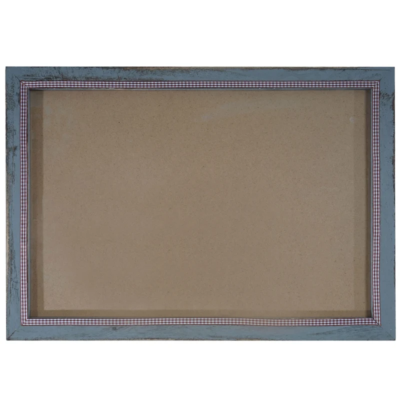 Cadre photo mural pour format photo 21x30 cm aspect vintage rustique en bois de pin gris 04_0006096