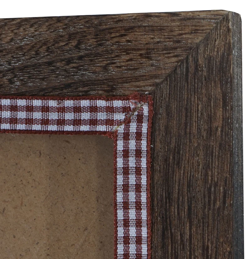 Cadre photo mural pour format photo 41x61 cm aspect vintage rustique en bois de pin marron 04_0006098