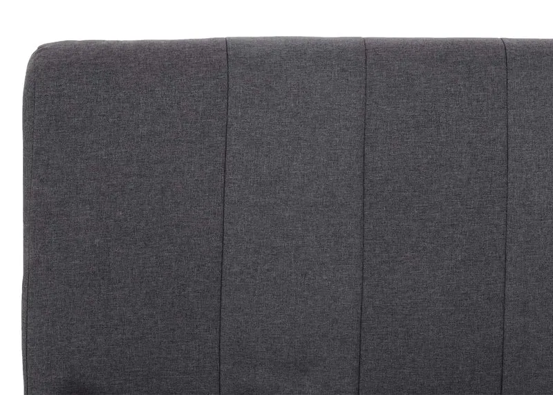 Fauteuil de couchage canapé-lit lit d'appoint relaxation surface de couchage 97x186 cm tissu gris foncé 04_0006260