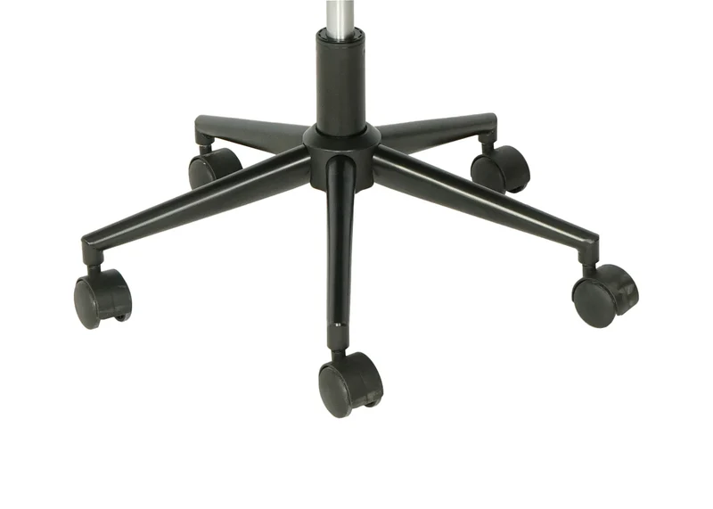 Chaise de bureau pivotante avec accoudoirs en tissu anthracite coutures décoratives 04_0006209