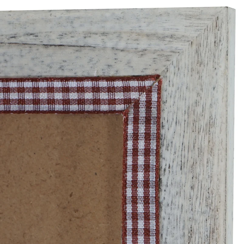 Cadre photo mural pour format photo 30x45 cm aspect vintage rustique en bois de pin blanc 04_0006093
