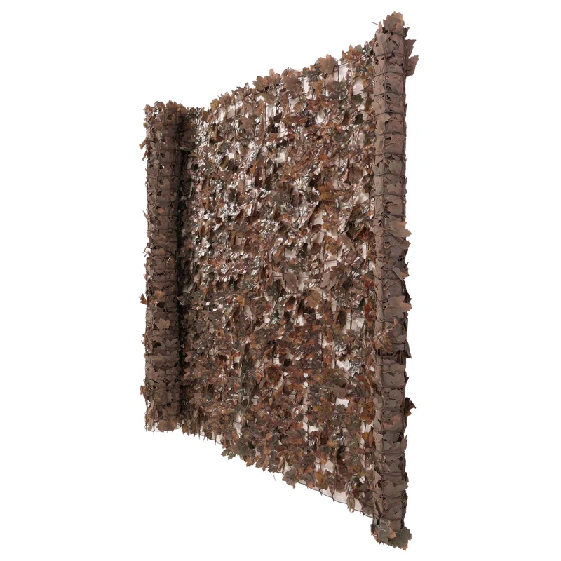Brise-vue pour balcon protection contre le vent pour clôture de balcon terrasse 300x100 cm marron érable 04_0005946