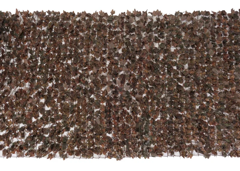 Brise-vue pour balcon protection contre le vent pour clôture de balcon terrasse 300x100 cm marron érable 04_0005946