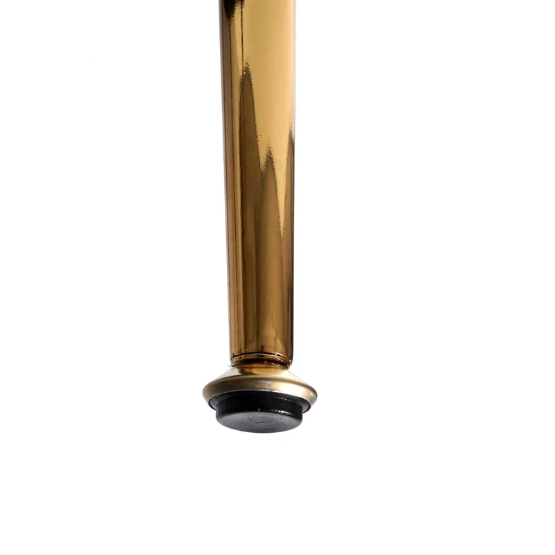 Lot de 6 chaises de salle à manger design rétro assise et dossier arrondis en velours noir pieds dorés 04_0000826