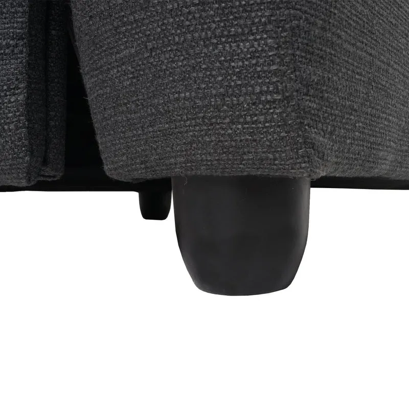 Fauteuil TV relaxation transat inclinable en tissu/textile gris foncé 04_0002012
