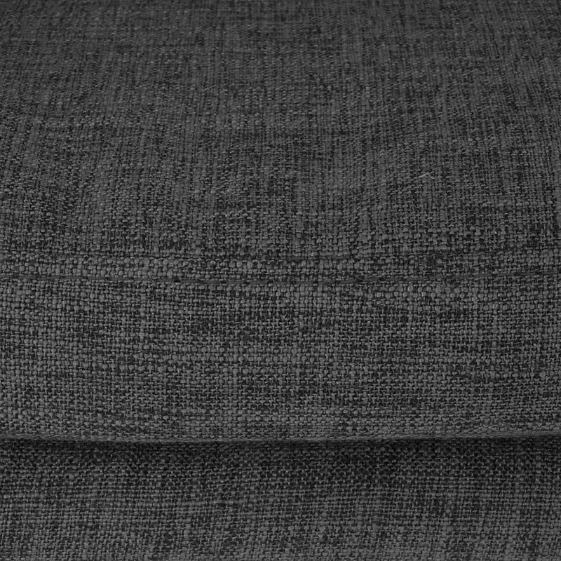 Tabouret de bar chaise comptoir x1 avec repose-pieds en tissu gris foncé 04_0005301