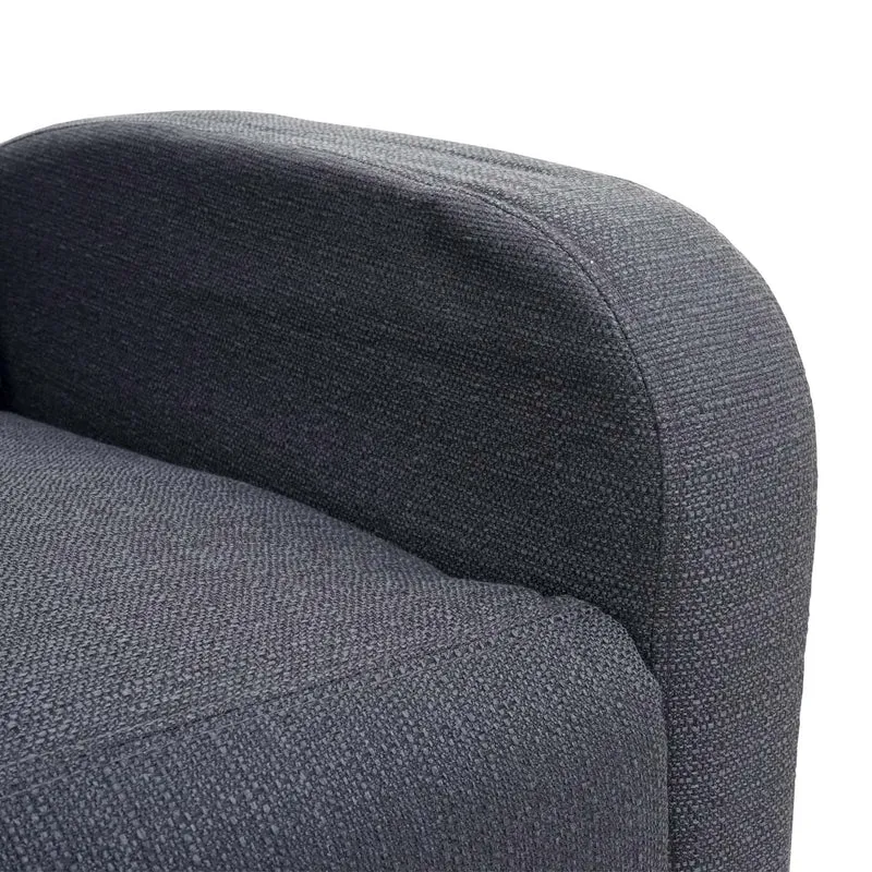 Fauteuil TV relaxation fonction d'inclinaison réglable tissu/textile gris clair 04_0002003