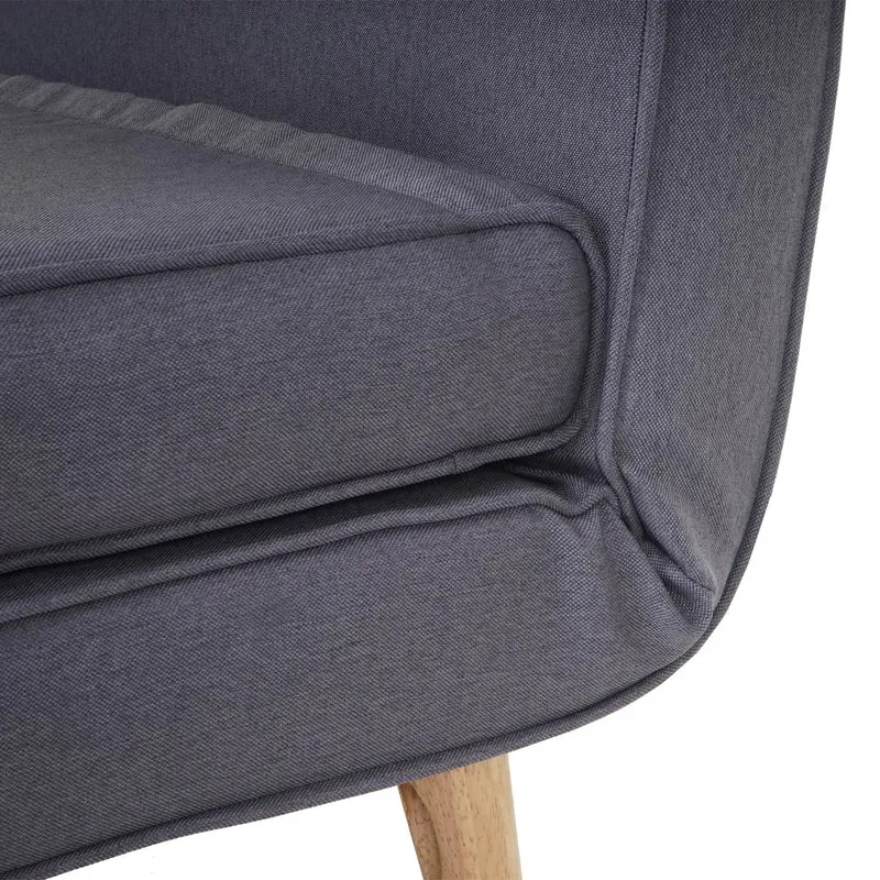 Canapé-lit fauteuil de couchage une personne fonctionnel relaxation pliant en tissu gris clair 04_0003095