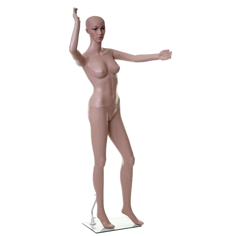 Mannequin femme pour vitrine présentoir à vêtements 175cm 04_0003656