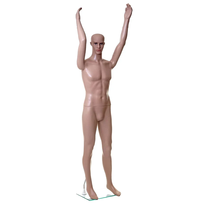 Mannequin homme pour vitrine présentoir à vêtements 185cm 04_0003657