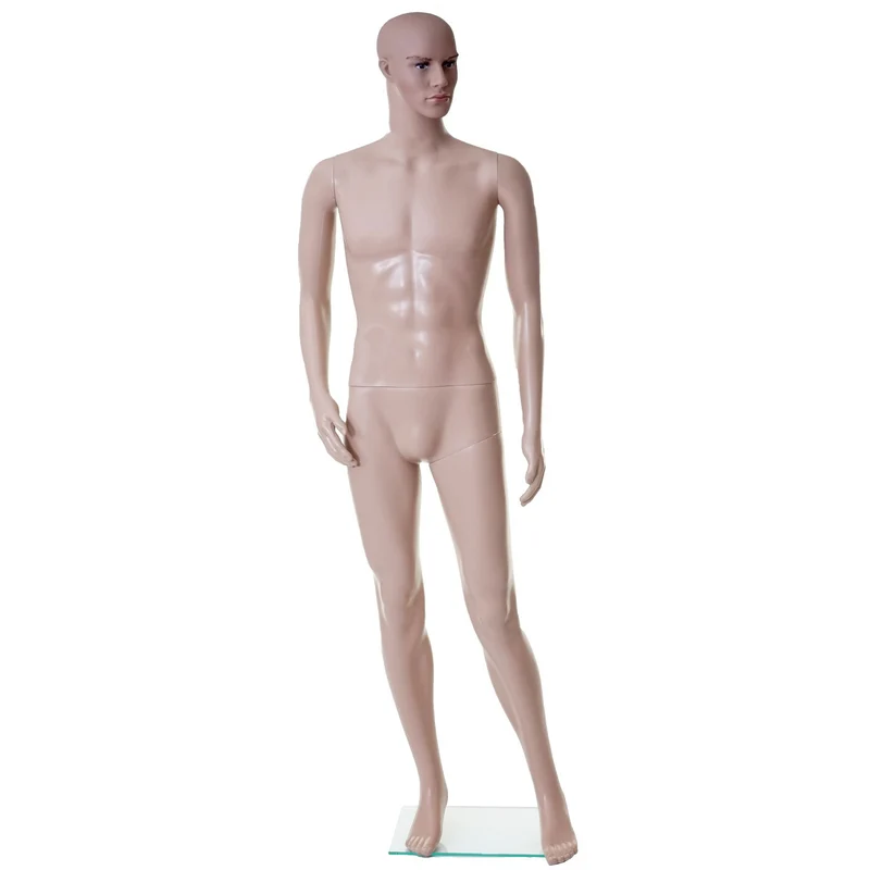 Mannequin homme pour vitrine présentoir à vêtements 185cm 04_0003657