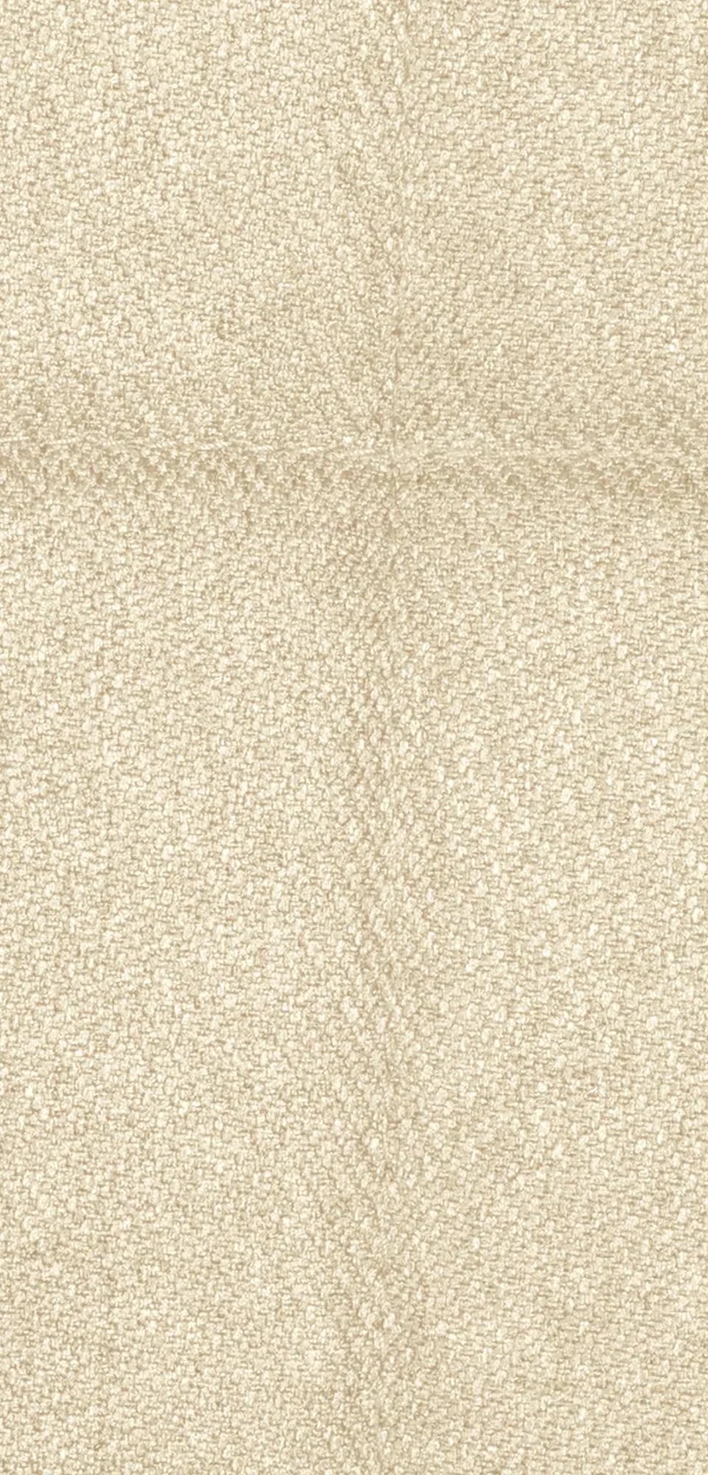 Fauteuil de lecture chambre lounge rembourré revêtement en tissu crème pieds en bois 10_0003623